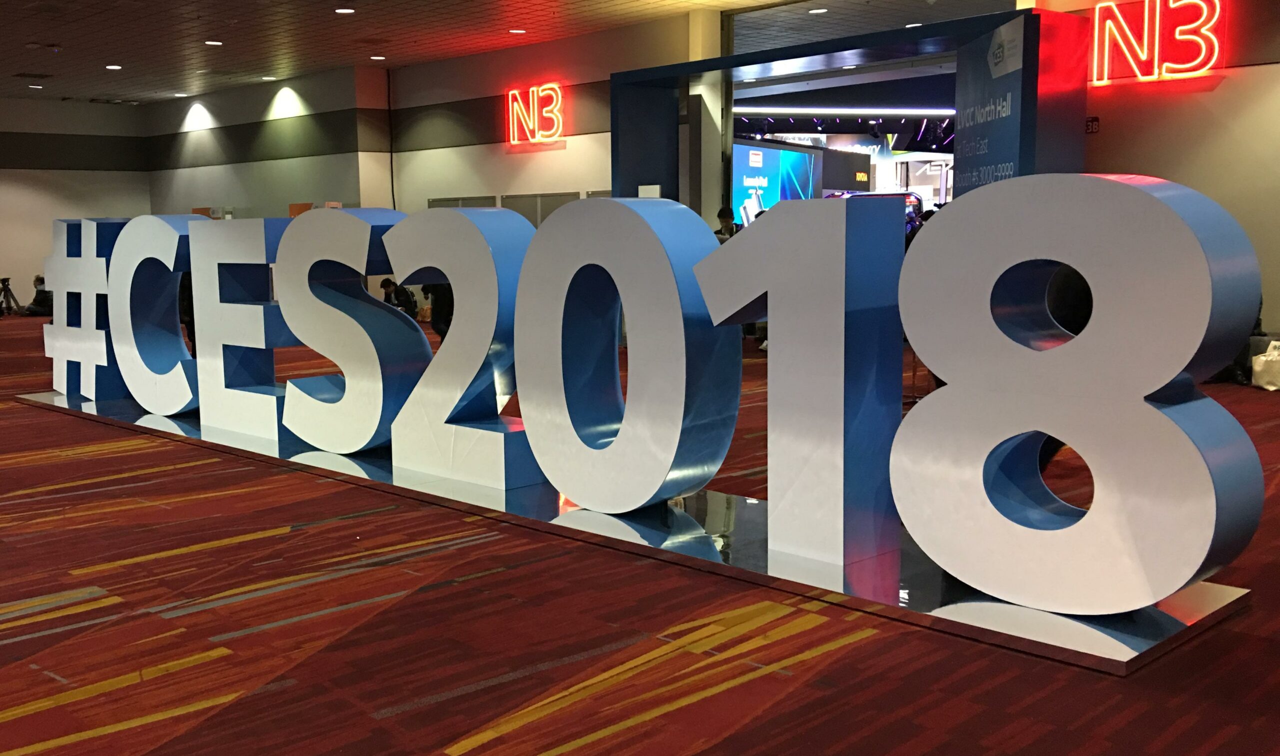 CES 2018 sign